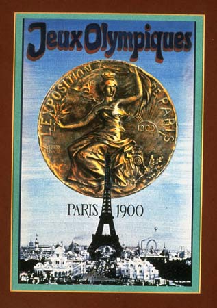 1900 Paris Olympics poster