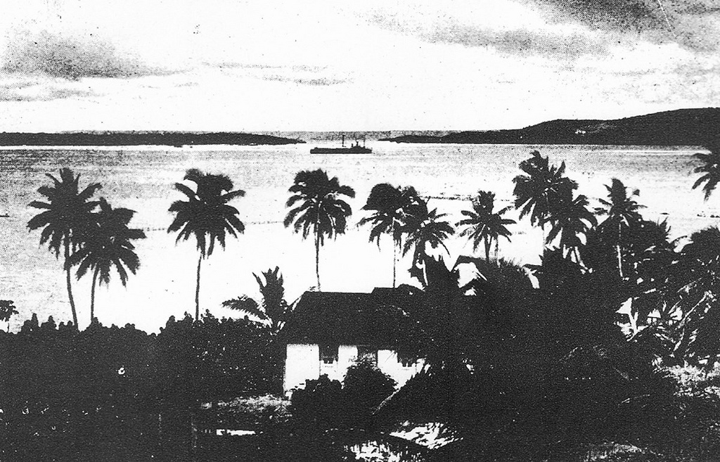 Guam-Ship in Harbor